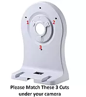 PVC L-Type Wall Mount for EZVIZ Cameras