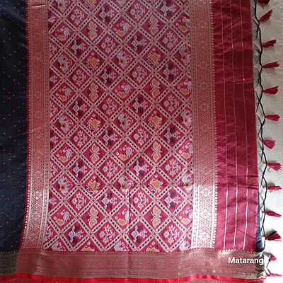 Black& Red Rajkot Patola Saree Black& Red Rajkot Patola Saree