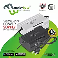 Multybyte CCTV Power Supply SMPS - 8Ch Metal