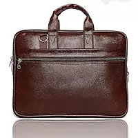 Laptop Carry Handle Bag (Brown Leather)