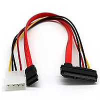 SATA 7+15 Pin to IDE + SATA Data Power Extension Cable