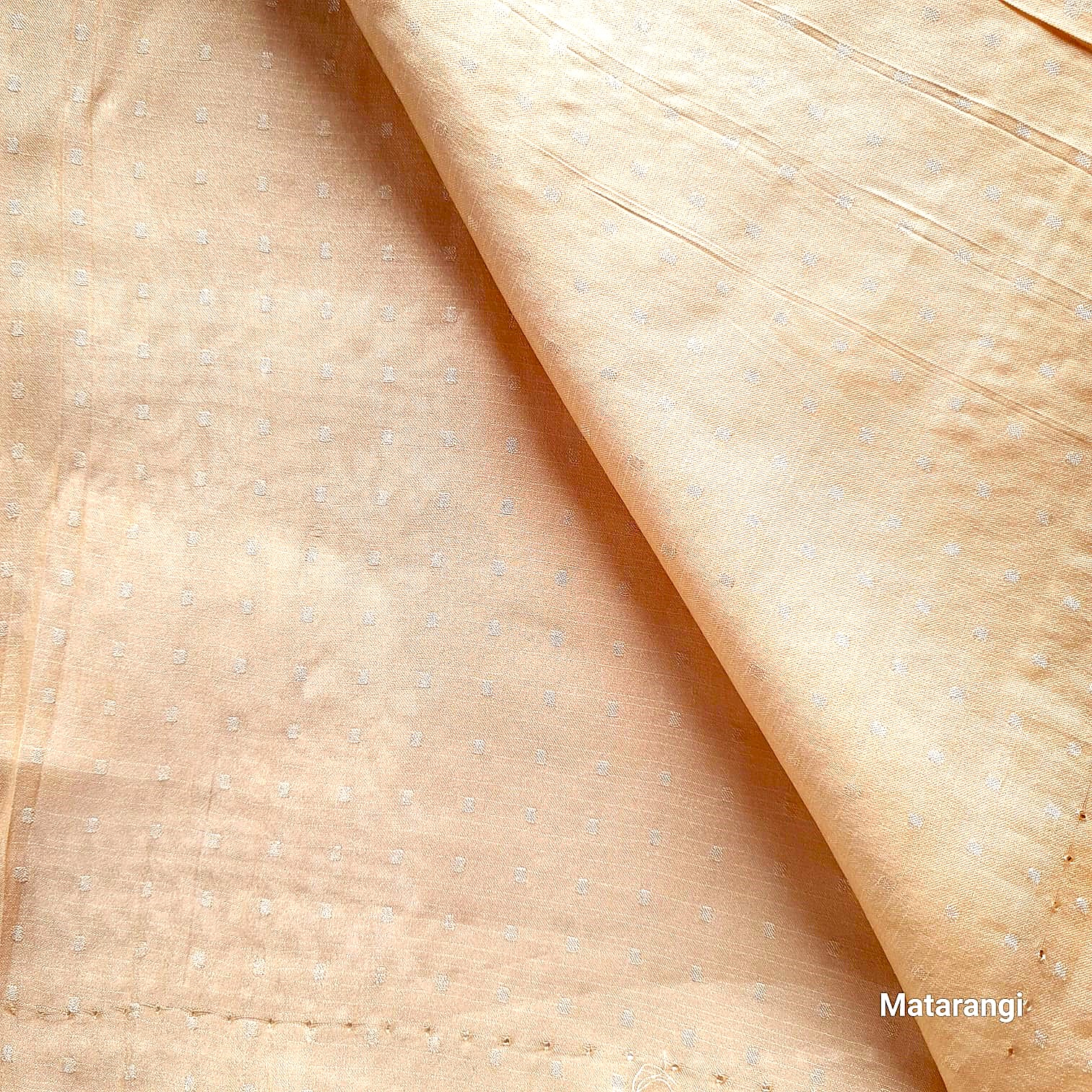 Cream Blended Kosa Silk Saree Cream Blended Kosa Silk Saree