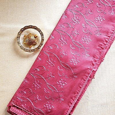 Matarangi Mauve Embroidered Kota Saree Matarangi Mauve Embroidered Kota Saree