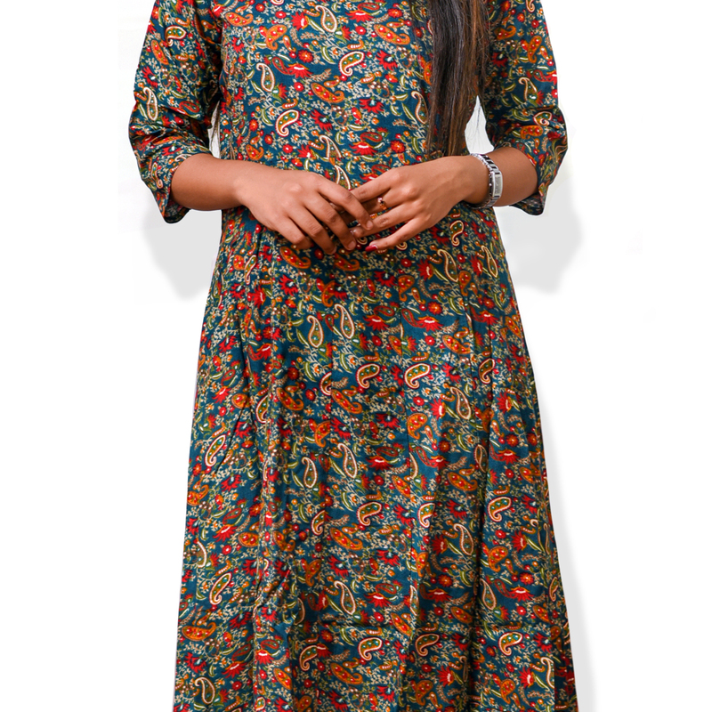 Saniya Midnight Garden Printed Dress