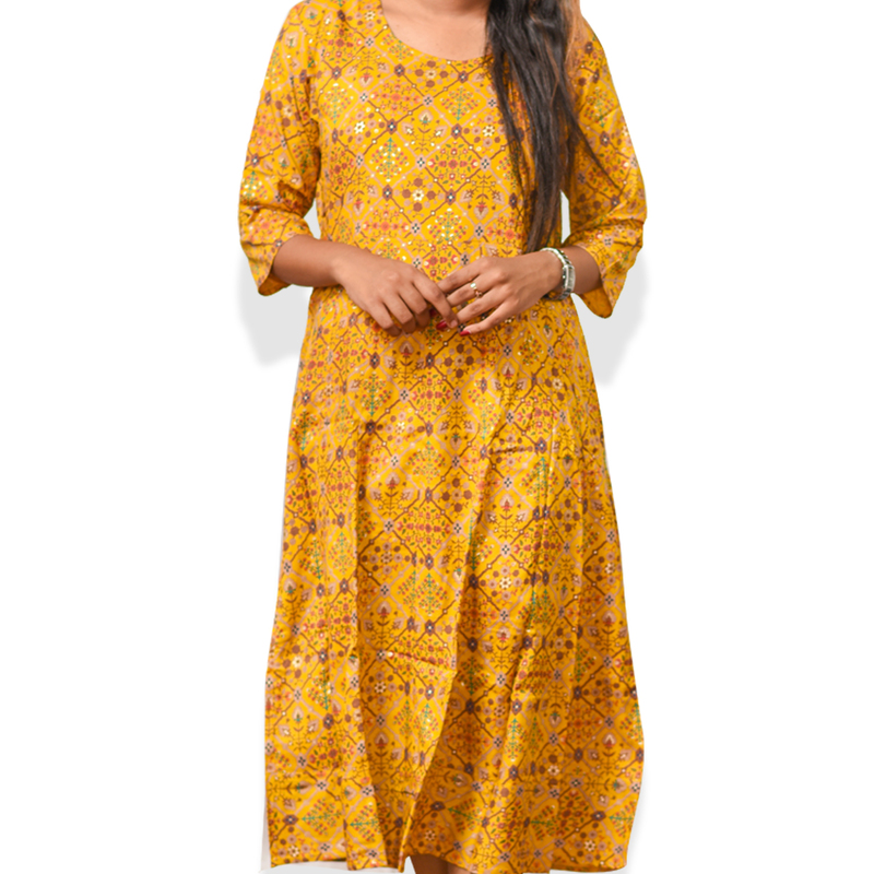 Saniya Sunshine Floral Midi Dress