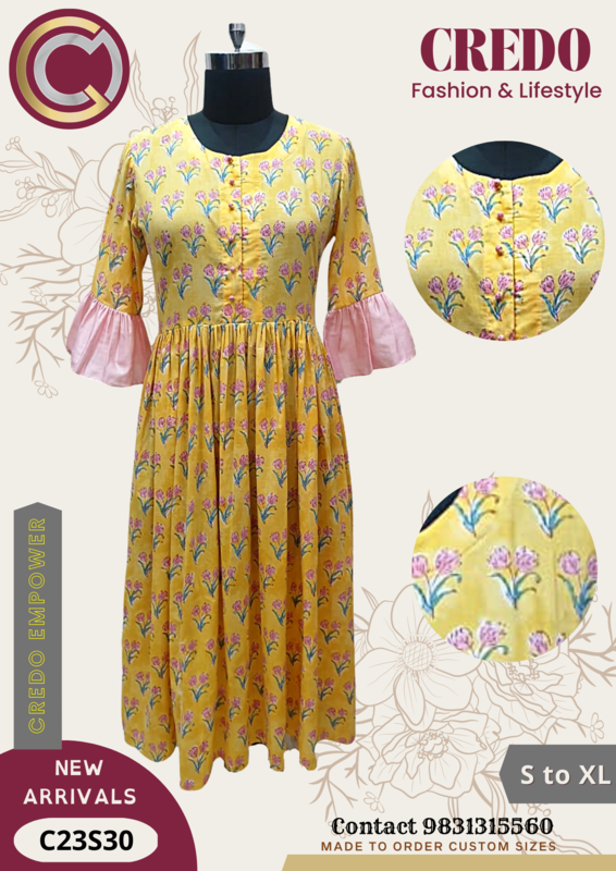 Printed cotton dress Printed cotton dress