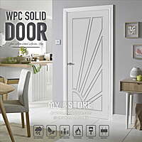 2D Solid WPC Bathroom Door SB2DD1030 2D Solid WPC Bathroom Door SB2DD1030