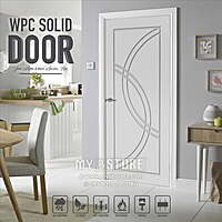 2D Solid WPC Bathroom Door SB2DD1036 2D Solid WPC Bathroom Door SB2DD1036