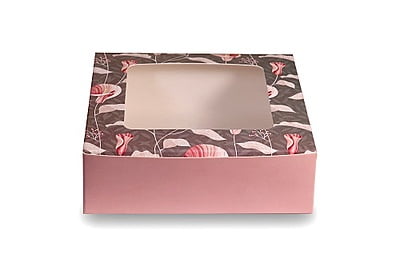 Qson Brownie Box For 4 - Size 6.5x5x2 inch