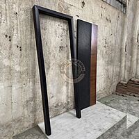 Modern Veneer & PU Painted Door with HDHMR Core & WPC Frame – Premium Entrance Door Modern Veneer & PU Painted Door with HDHMR Core & WPC Frame – Premium Entrance Door