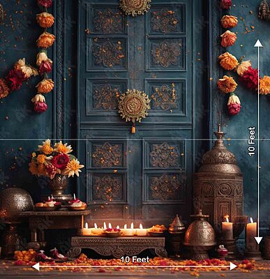 Temple Diya Portrait (PRE-ORDER) Temple Diya Portrait (PRE-ORDER)