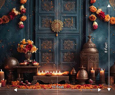 Temple Diya Portrait (PRE-ORDER) Temple Diya Portrait (PRE-ORDER)