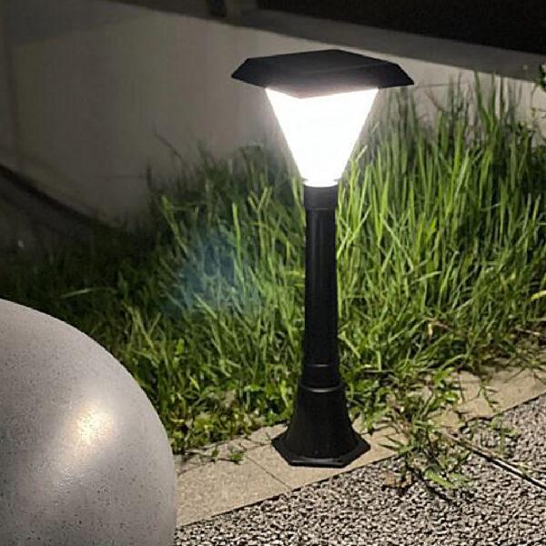 umbrella bollard solar garden light