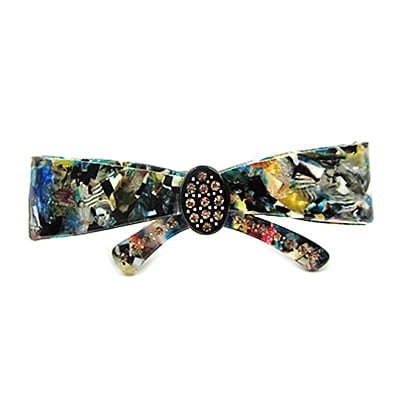 Ribbon Bow With Multicolor Clip Ribbon Bow With Multicolor Clip