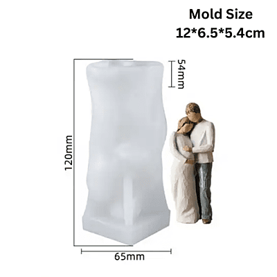 Silicon Mold Candle Pregnant Women Couple - 55g Silicon Mold Candle Pregnant Women Couple - 55g