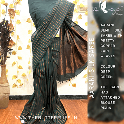 AARNI SEMI SILK SAREE  KSSSSIL21697