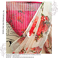 PURE LINEN SAREE YBRSLIN23443 PURE LINEN SAREE YBRSLIN23443