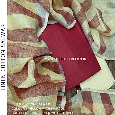 PURE LINEN COTTON SALWAR YBRCLCS22929