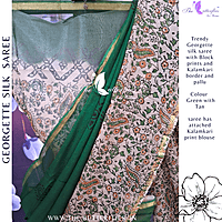 GEORGETTE SILK SAREE ORDSGRS24317 GEORGETTE SILK SAREE ORDSGRS24317