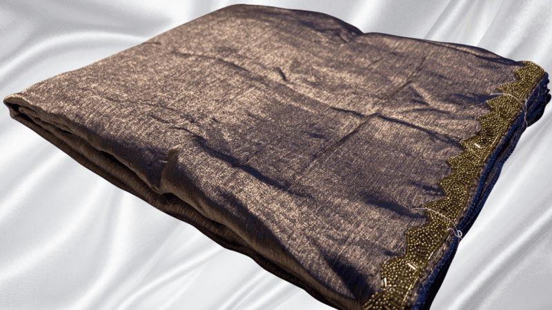 Space Silk Border Designer Saree - Golden Lavendar