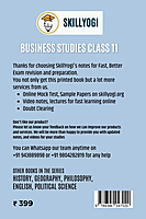 Class 11 Business Studies Notes, Solved Questions Class 11 Business Studies Notes, Solved Questions