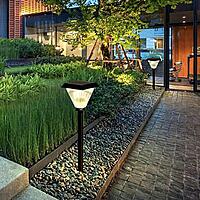 umbrella bollard solar garden light