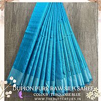 DUPION RAW SILK SAREE YBRSRSS21834