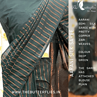 AARNI SEMI SILK SAREE  KSSSSIL21697
