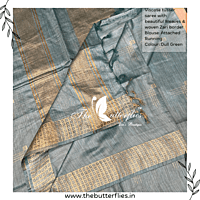 VISCOSE  TUSSER SAREE  YBRSTUS23386