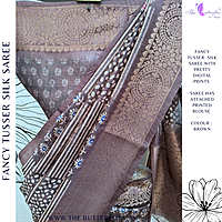 FANCY TUSSER SILK SAREE IHFSTUS23890 FANCY TUSSER SILK SAREE IHFSTUS23890