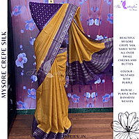 CREPE SILK SAREE NISSCRE24379 CREPE SILK SAREE NISSCRE24379