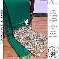 GEORGETTE SILK SAREE ORDSGRS24317 GEORGETTE SILK SAREE ORDSGRS24317