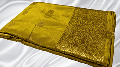Mysore Soft Silk Saree - Mustard Yellow