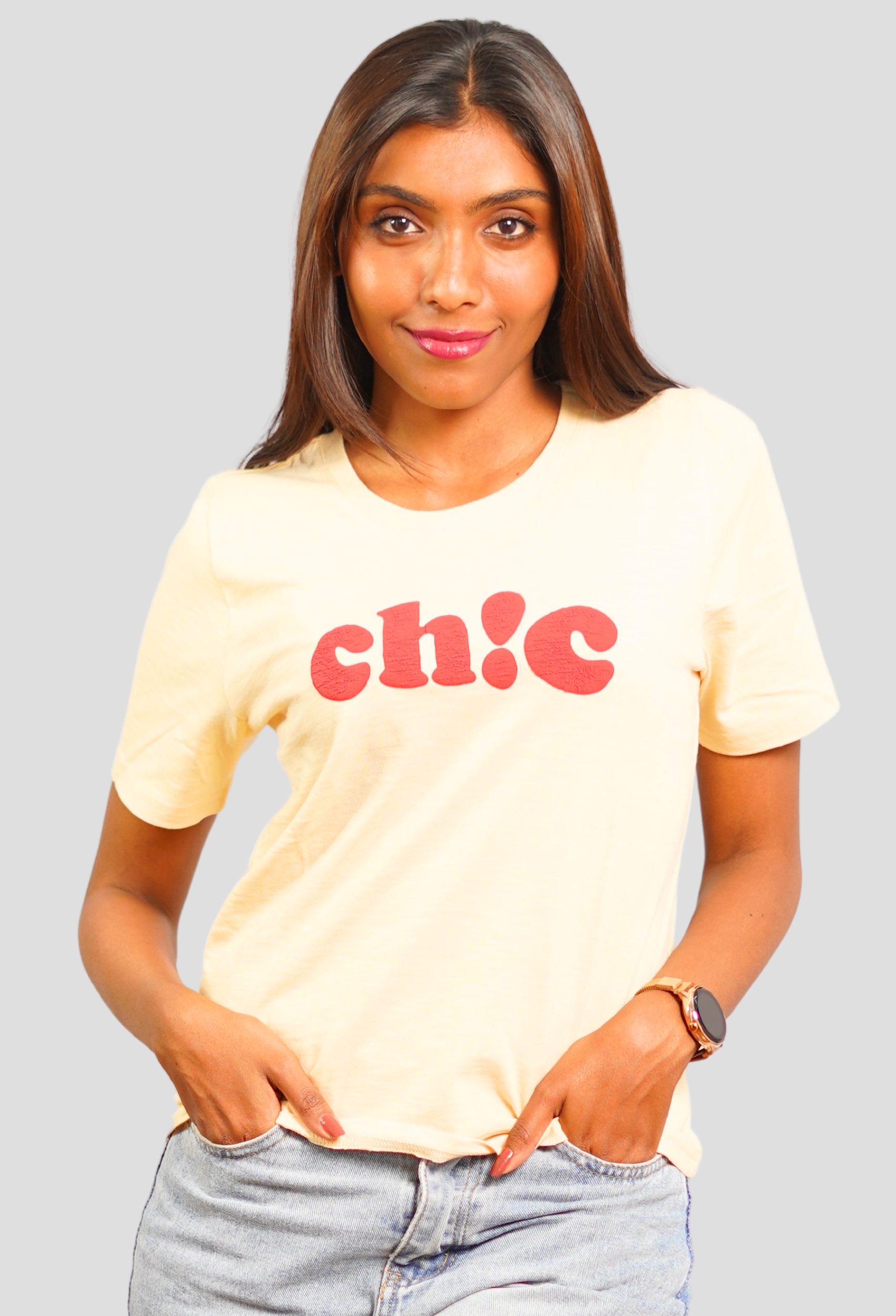 CHIC CREAM VINTAGE T-SHIRT