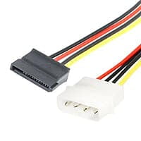 4 Pin Molex to SATA Power Cable Adapter for Internal Hard Disk Drive 4 Pin Molex to SATA Power Cable Adapter for Internal Hard Disk Drive