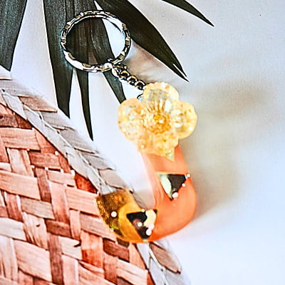 'J' ESPEJO LETTER KEYCHAIN (LKB00035)