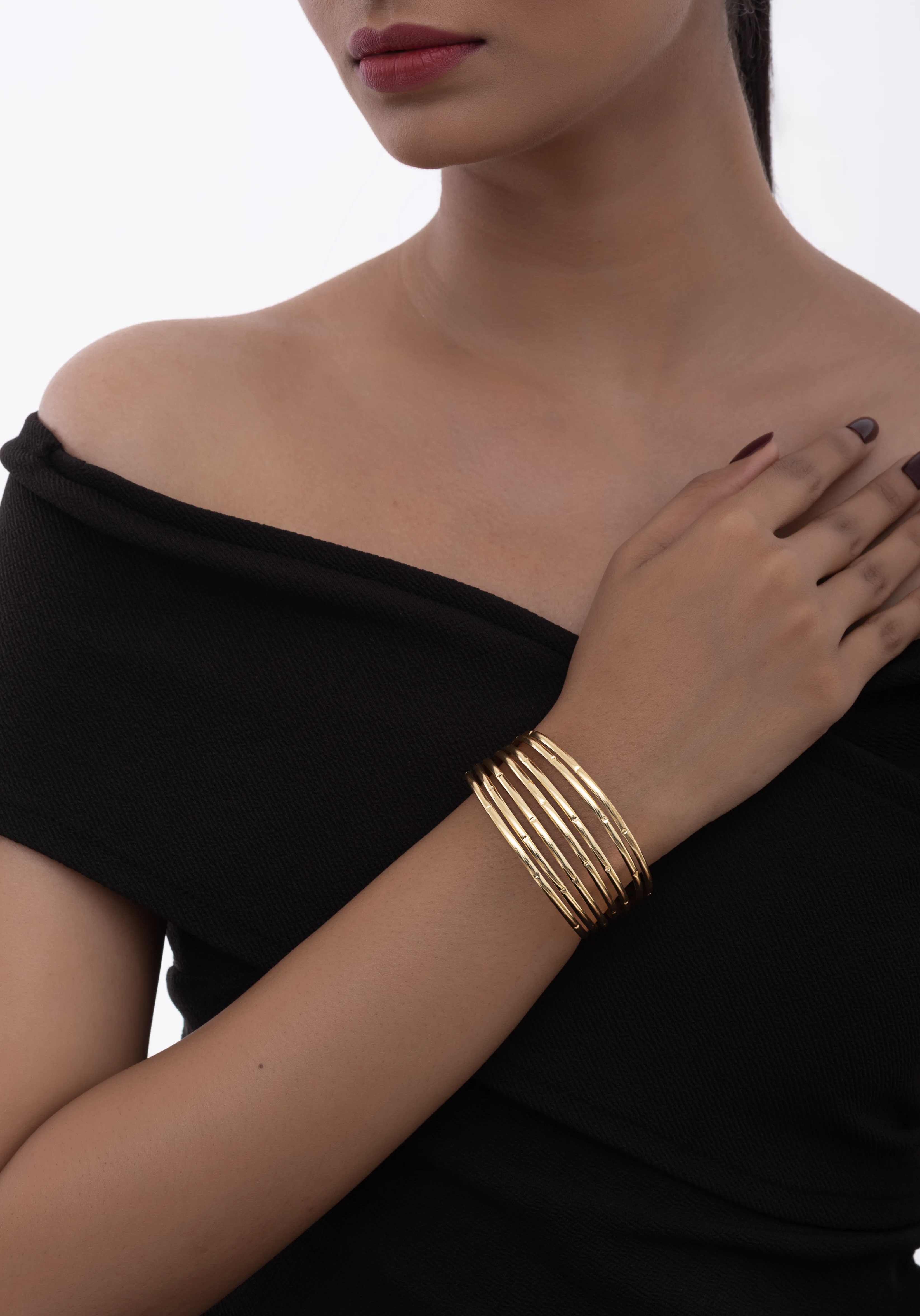 Luxe Stackable Brass Cuff