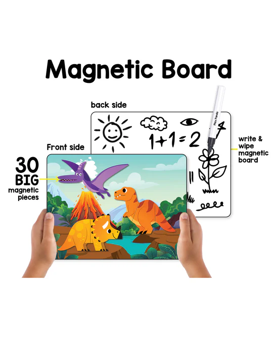 Magnetic Puzzle Dinosaurs