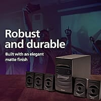 Philips Audio SPA5128B 5.1 CH 40W Bluetooth Multimedia Speakers (Black) Philips Audio SPA5128B 5.1 CH 40W Bluetooth Multimedia Speakers (Black)