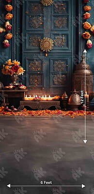 Temple Diya Portrait (PRE-ORDER) Temple Diya Portrait (PRE-ORDER)