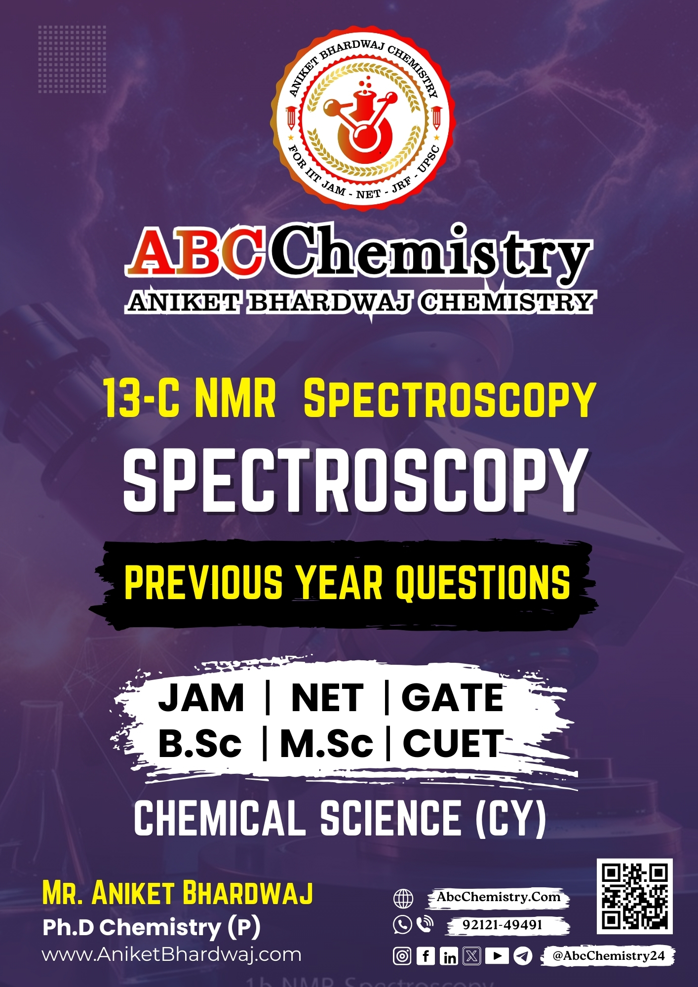 13 C NMR Spectroscopy Study Material 13 C NMR Spectroscopy Study Material
