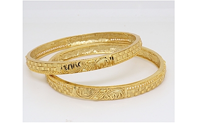 Gold Plated Bangles For Women & girls Set Of 1(2024009) Gold Plated Bangles For Women & girls Set Of 1(2024009)
