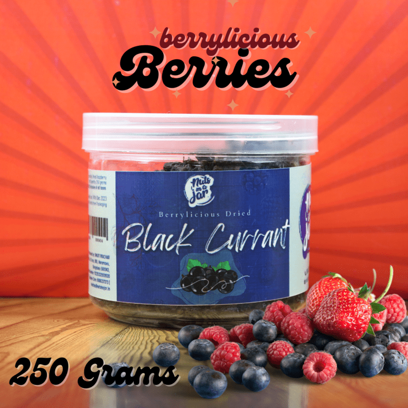 Berrylicious Dried Black Currant Whole 250 Grams Berrylicious Dried Black Currant Whole 250 Grams
