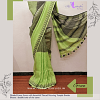 PURE LINEN SAREE MAYSLIN22990 PURE LINEN SAREE MAYSLIN22990