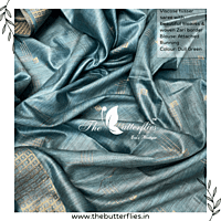 VISCOSE  TUSSER SAREE  YBRSTUS23386