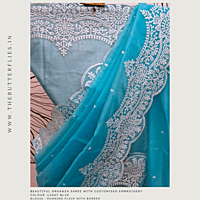 ORGANZA SAREE USTSORZ23585 ORGANZA SAREE USTSORZ23585