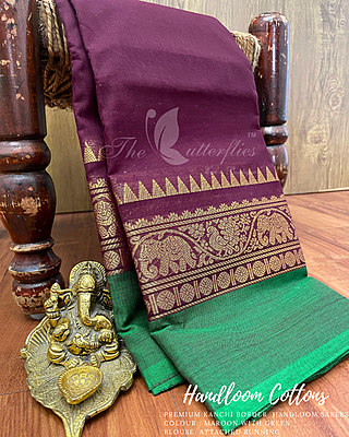 HANDLOOM COTTON SAREE NITSHCS23934
