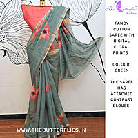 FANCY COTTON SAREE DCMSFSC24000 FANCY COTTON SAREE DCMSFSC24000