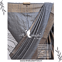 VISCOSE TUSSER SAREE YBRSTUS23383 VISCOSE TUSSER SAREE YBRSTUS23383