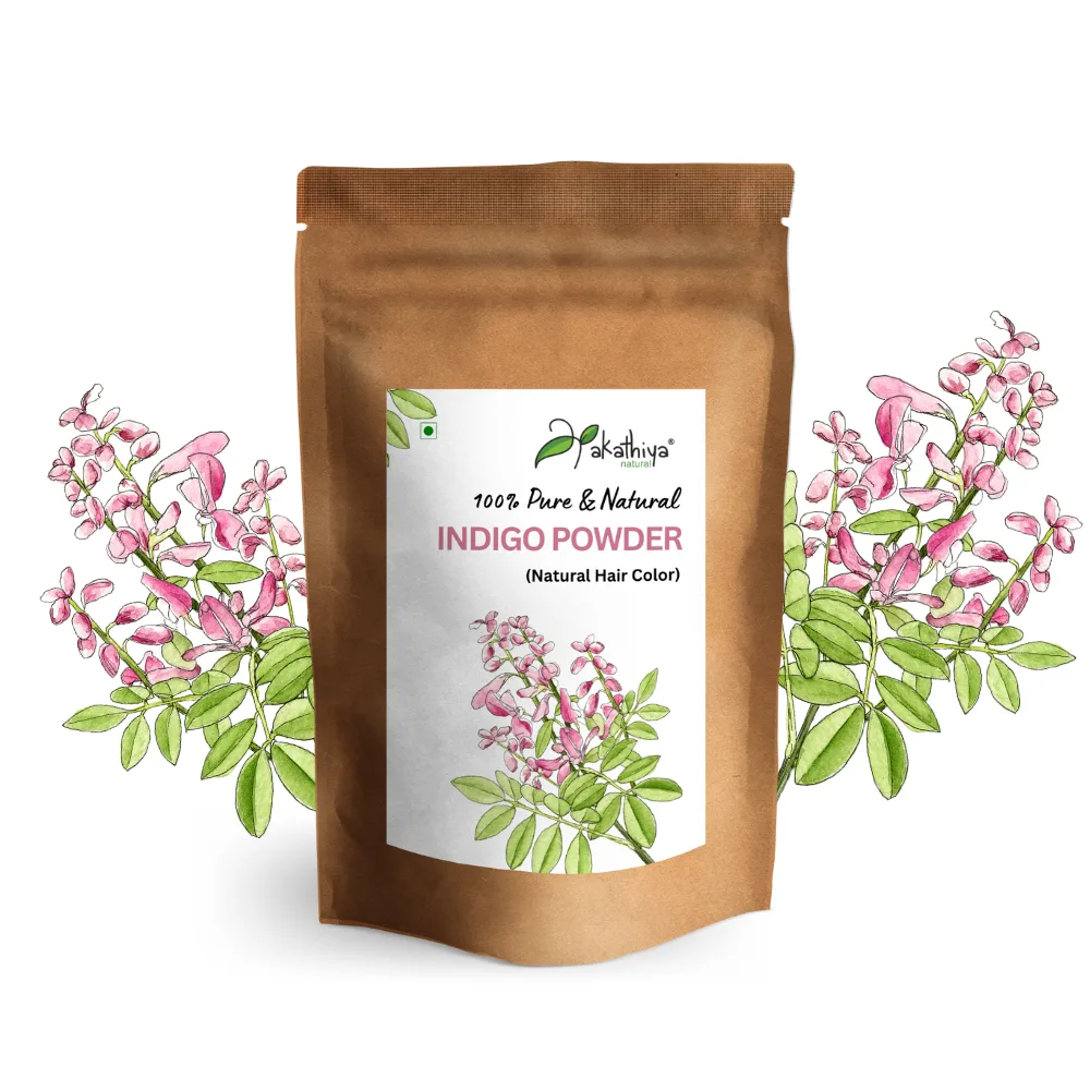 Indigo Leaf Powder (100g) – Natural Hair Color & Conditioner for Vibrant, Healthy Hair